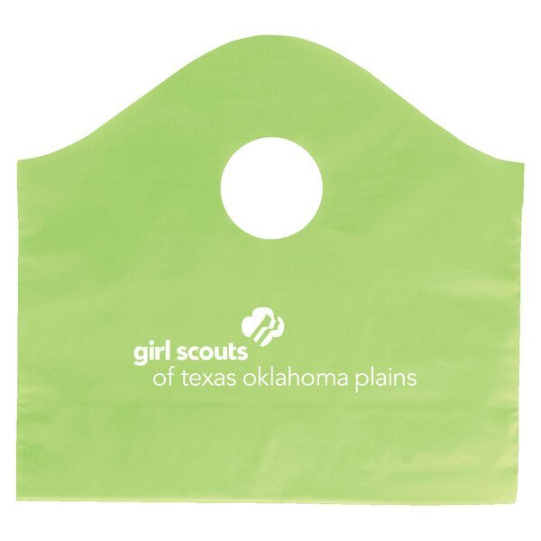 Frosted Super Wave Handle Bag, 11" x 12"