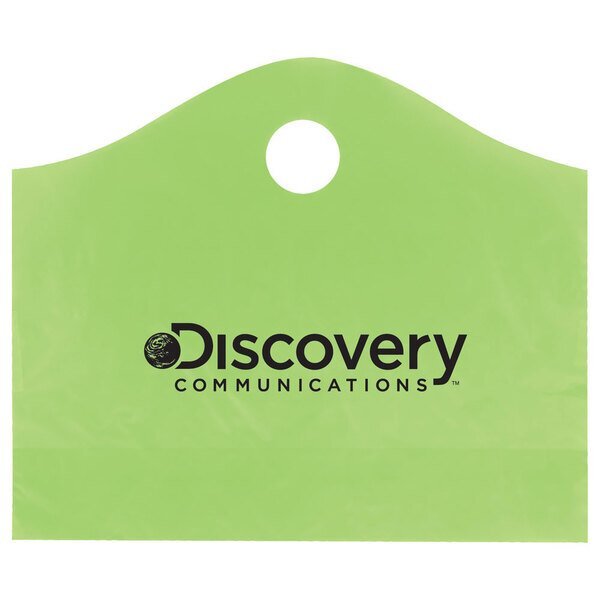 Frosted Super Wave Handle Bag, 15" x 18"