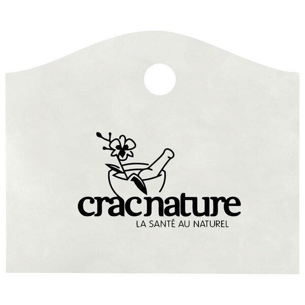 Frosted Super Wave Handle Bag, 18" x 22"