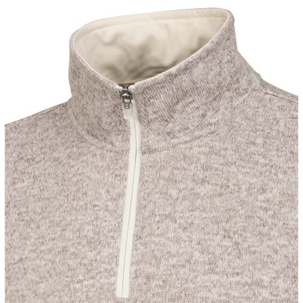 Charles River® Heathered Fleece Men's Quarter Zip