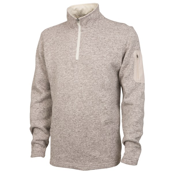 Charles River® Heathered Fleece Men's Quarter Zip