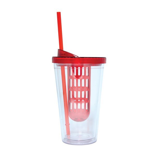 Fruit Infuser Acrylic Tumbler, 17oz.