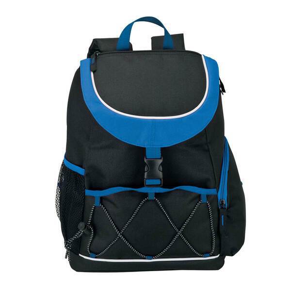 Sporty PEVA Lined 18-Can Backpack Cooler