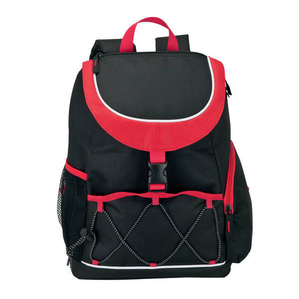 Sporty PEVA Lined 18-Can Backpack Cooler