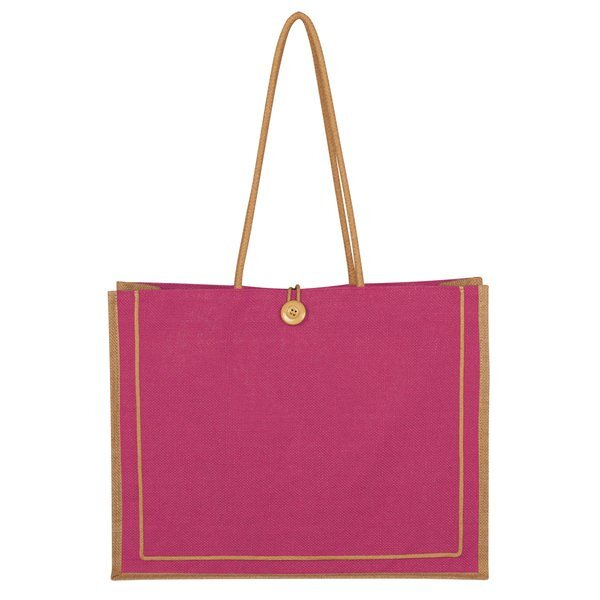 Paradise Large Jute Tote Bag