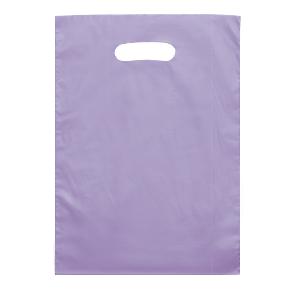 Frosted Brite Plastic Take Home Bag, 9-1/2" x 14"