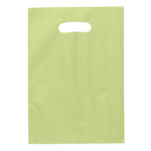Frosted Brite Plastic Take Home Bag, 9-1/2" x 14"