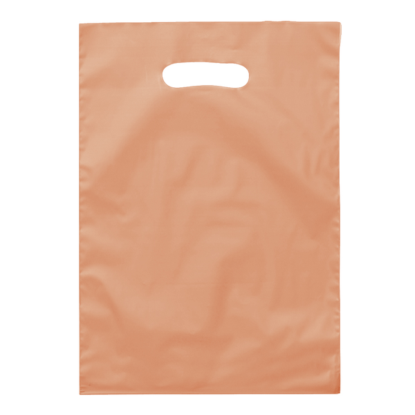 Frosted Brite Plastic Take Home Bag, 9-1/2" x 14"