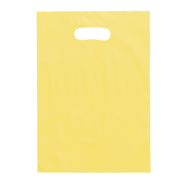 Frosted Brite Plastic Take Home Bag, 9-1/2" x 14"