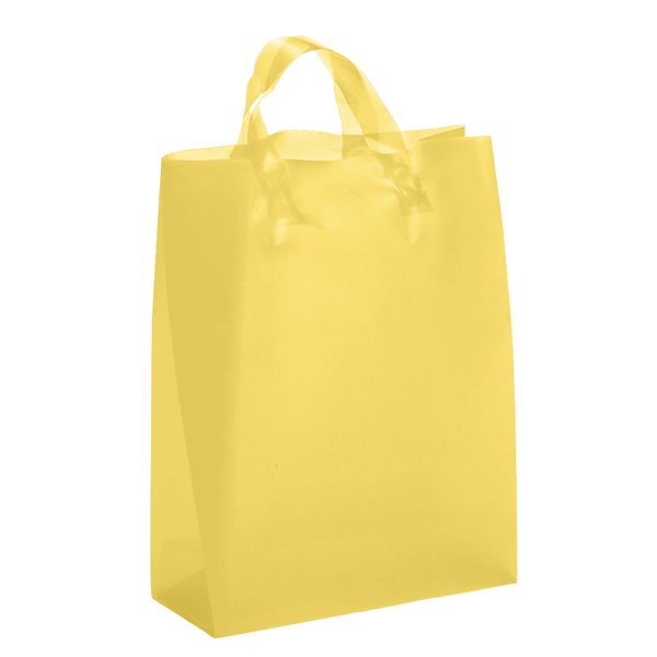 Frosted Shopper Plastic Bag, 10" x 13"