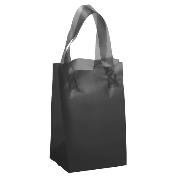 Frosted Shopper Plastic Bag, 5" x 8"