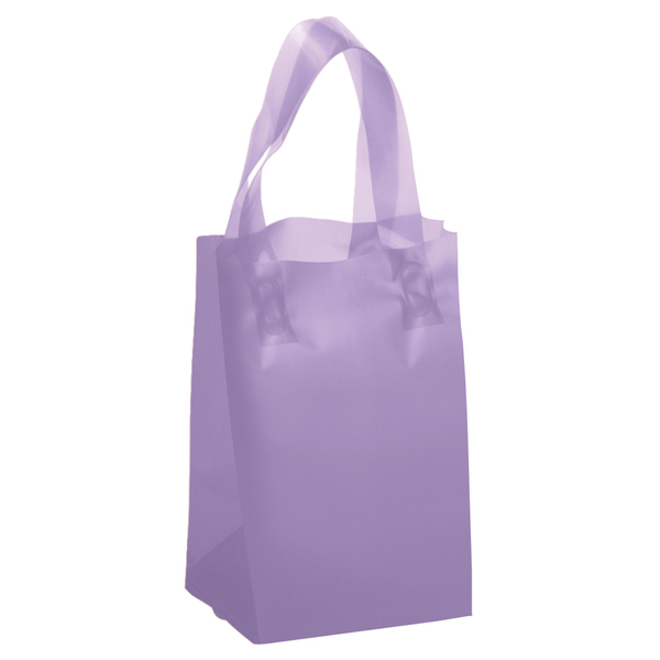 Frosted Shopper Plastic Bag, 5" x 8"