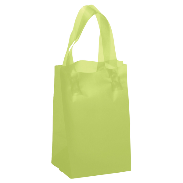 Frosted Shopper Plastic Bag, 5" x 8"