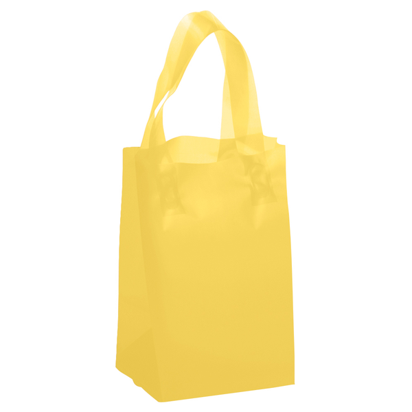 Frosted Shopper Plastic Bag, 5" x 8"