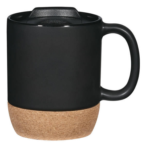 Quiver Cork Base Ceramic Mug, 14oz.