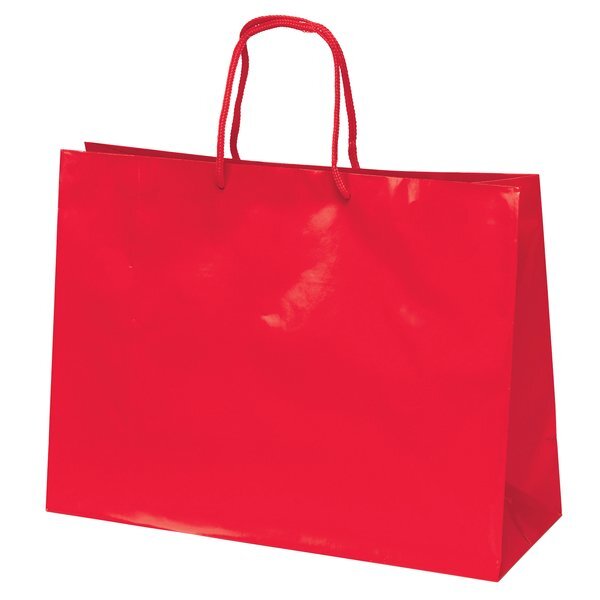 Gloss Finish Euro Tote Gift Bag, 16" x 12"