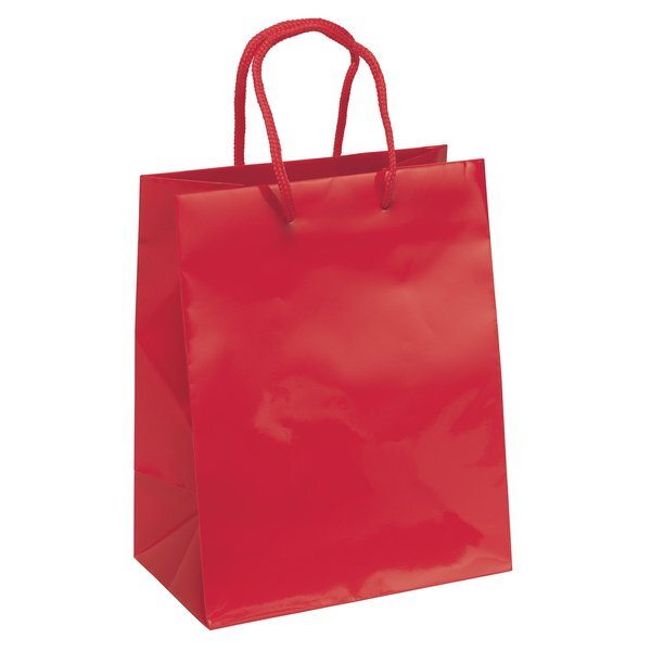 Gloss Finish Euro Tote Gift Bag, 7-3/4" x 9-3/4"