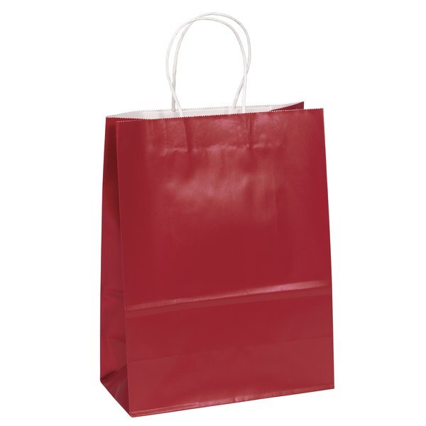 Gloss Finish Paper Shopper, 10" x 13", Colors