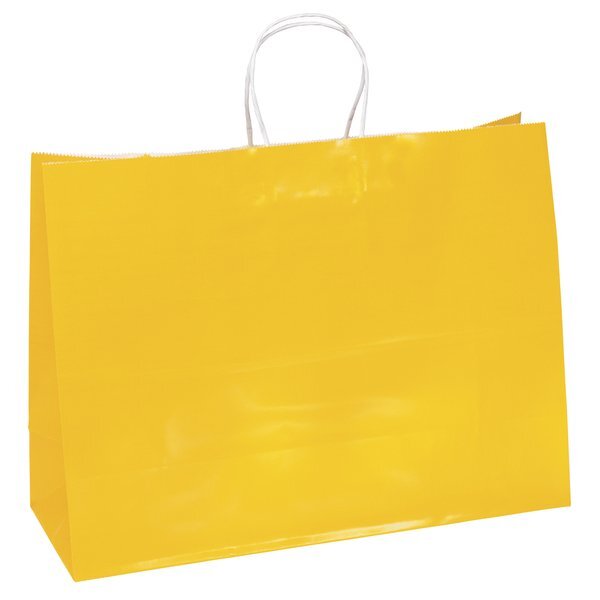 Gloss Finish Paper Shopper, 16" x 12", Colors