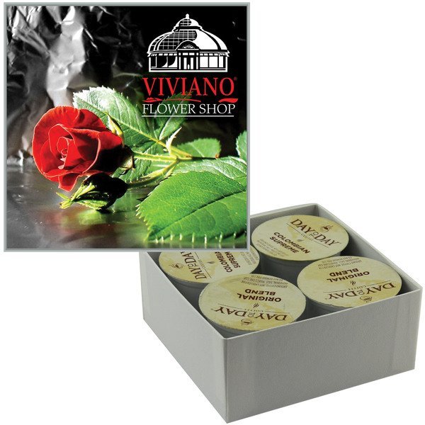 Custom Coffee Cups Box, 4-Pack