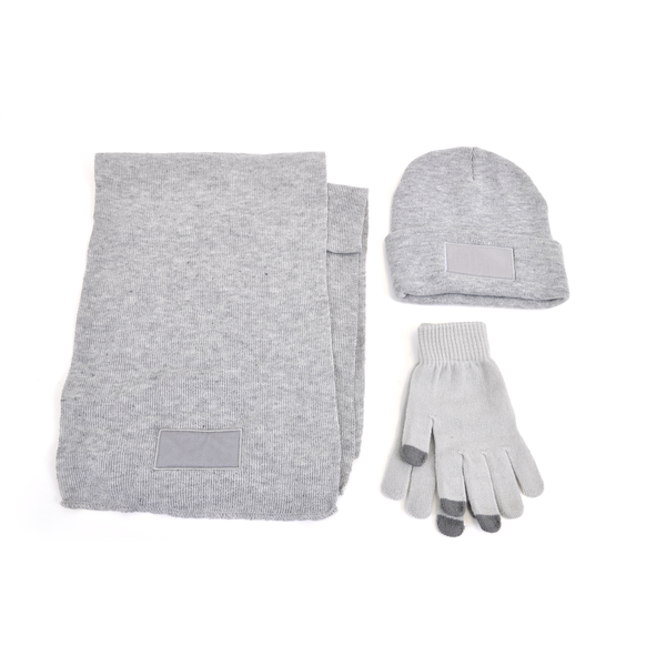 Acrylic Hat, Scarf & Touch Screen Gloves Gift Set