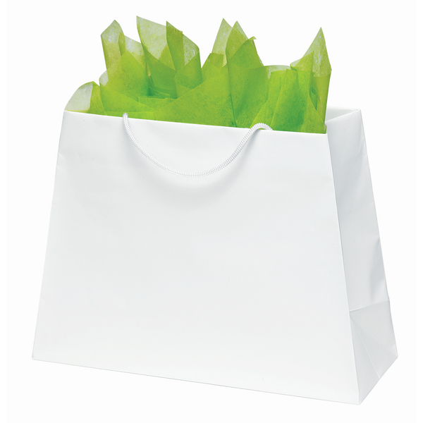 Matte Finish Reverse Trapezoid Eurotote Gift Bag, 16" x 12"