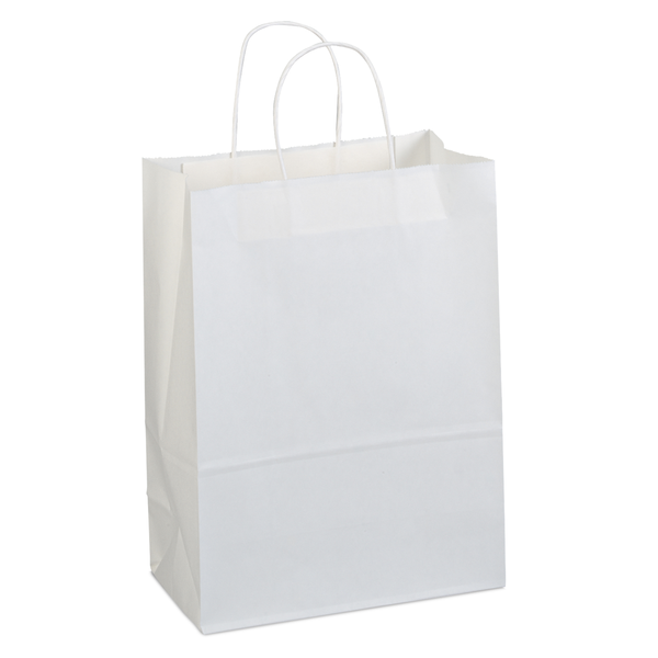 Matte Paper Shopper Bag, 10" x 13"