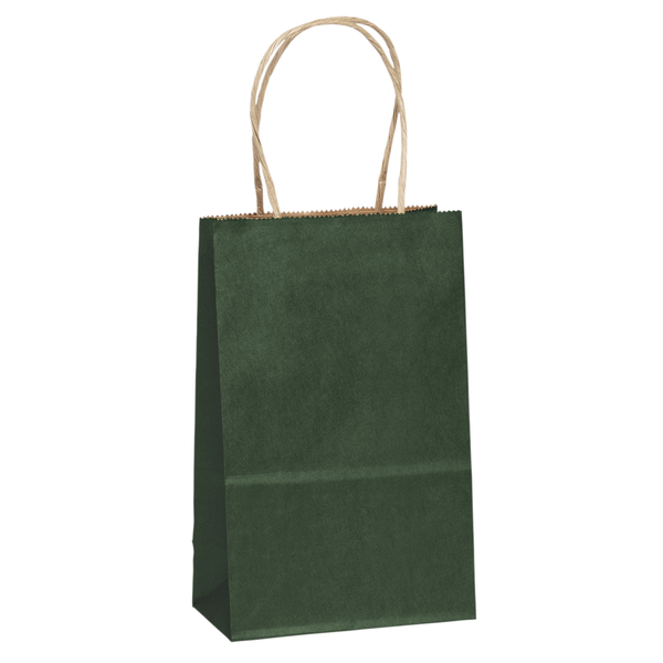 Matte Paper Shopper Bag, 5-1/4" x 8-1/4"