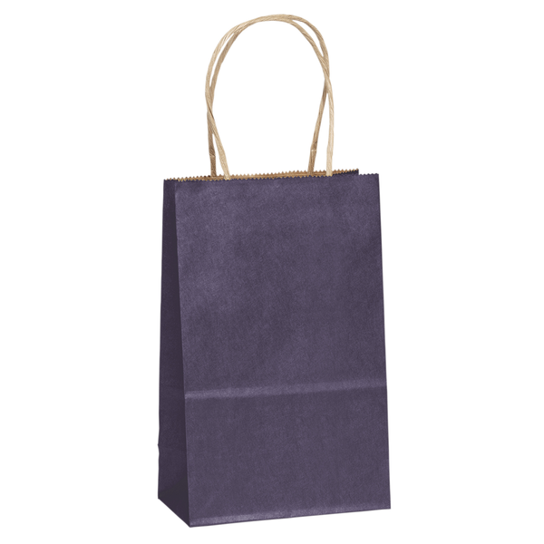Matte Paper Shopper Bag, 5-1/4" x 8-1/4"