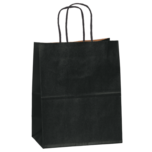 Matte Paper Shopper Bag, 7-3/4" x 9-3/4"