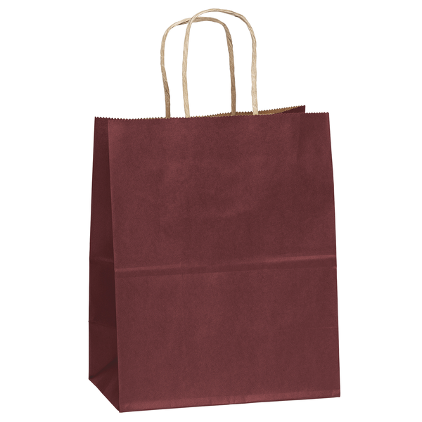 Matte Paper Shopper Bag, 7-3/4" x 9-3/4"