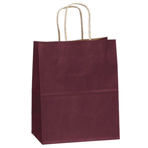 Matte Paper Shopper Bag, 7-3/4" x 9-3/4"