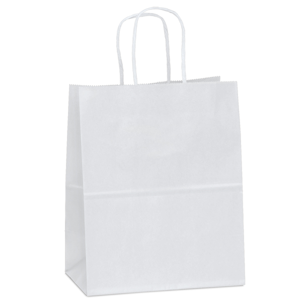 Matte Paper Shopper Bag, 7-3/4" x 9-3/4"