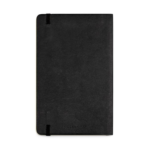 Moleskine® Soft Cover Squared Large Notebook, 5" x 8-1/4"
