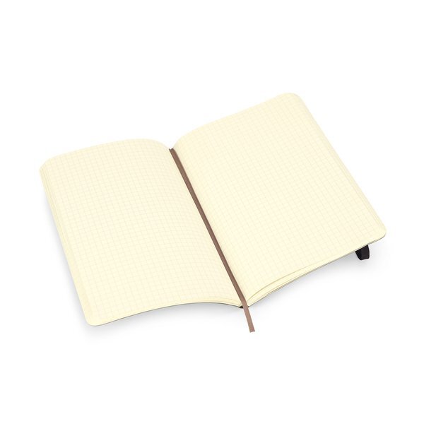 Moleskine® Soft Cover Squared Large Notebook, 5" x 8-1/4"