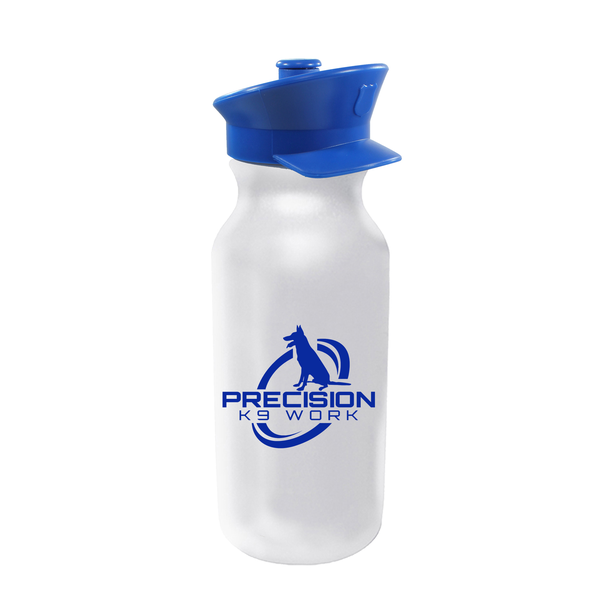 Police Hat Sport Bottle w/ Push 'n Pull Cap, 20oz.