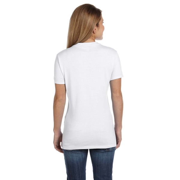 Hanes Nano-T® Ringspun Cotton Ladies' V Neck Tee