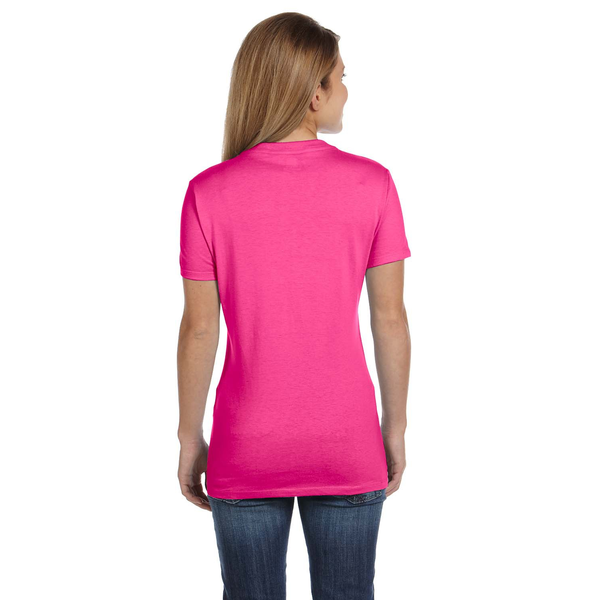 Hanes Nano-T® Ringspun Cotton Ladies' V Neck Tee