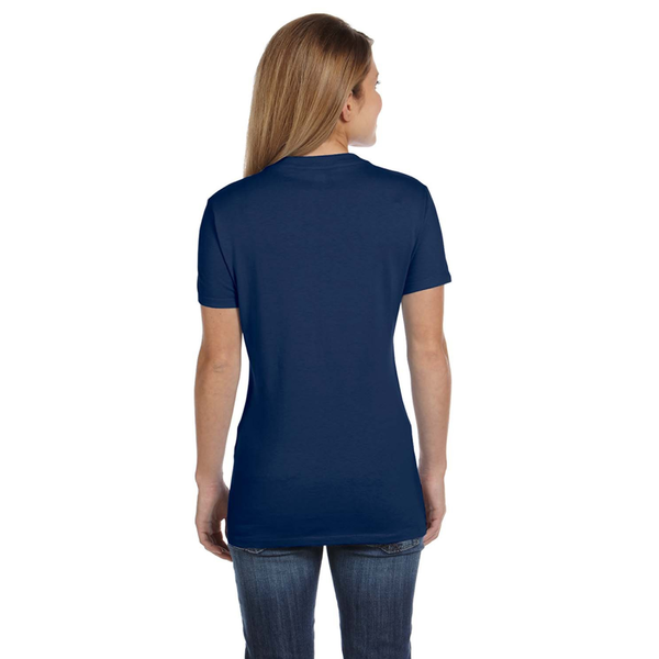 Hanes Nano-T® Ringspun Cotton Ladies' V Neck Tee