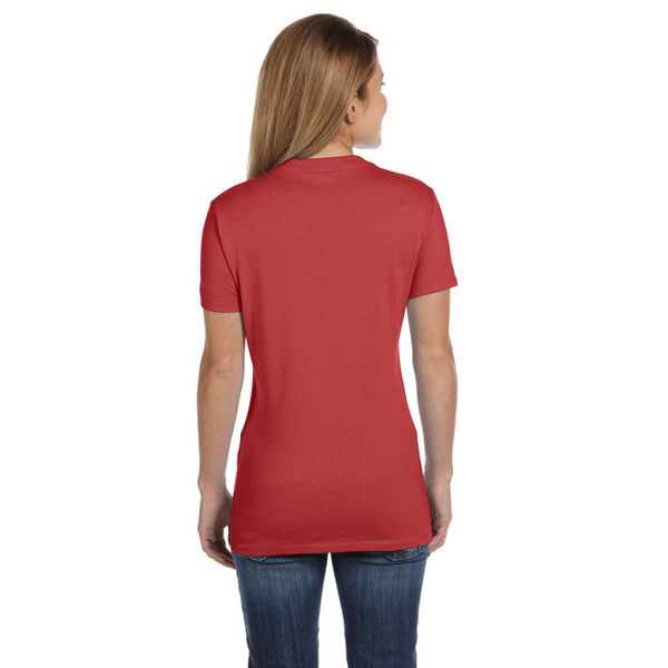 Hanes Nano-T® Ringspun Cotton Ladies' V Neck Tee