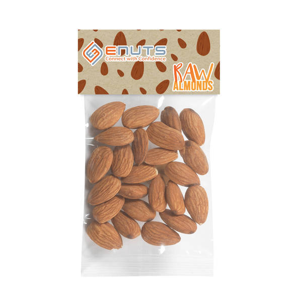 Raw Almonds Healthy Header Bag, 1oz.