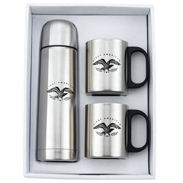 Dixon Stainless Steel Mug & Thermos Set