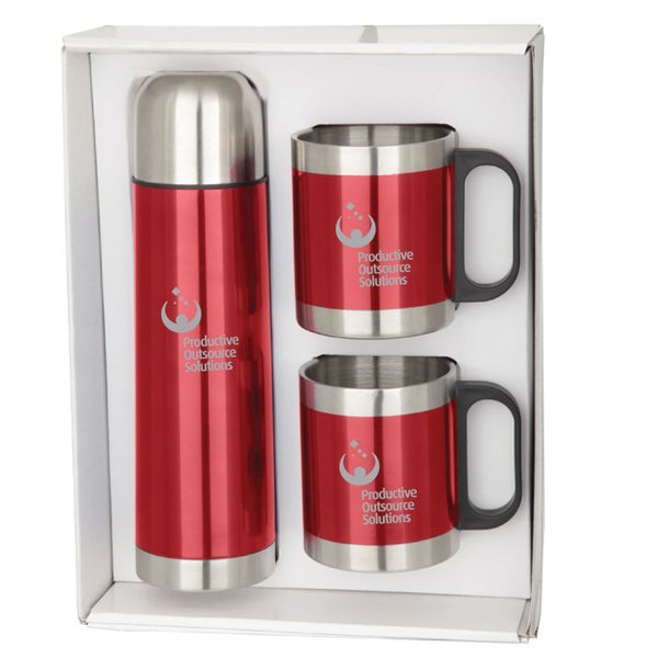 Dixon Stainless Steel Mug & Thermos Set