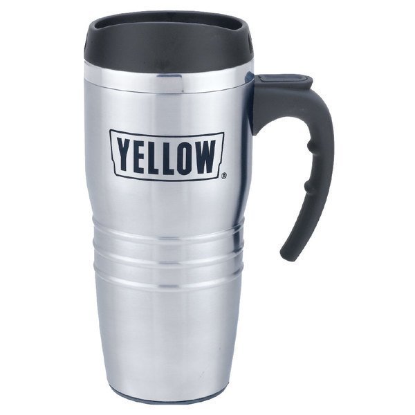 Tribune Stainless Steel Travel Mug, 16oz.
