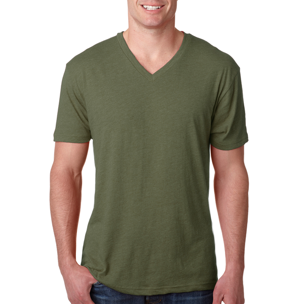 Next Level® Tri-Blend Men's V Neck Tee