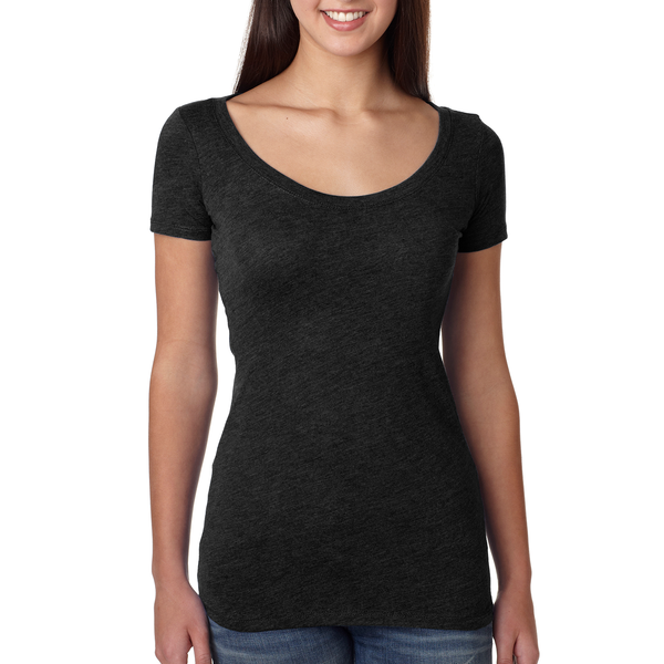 Next Level® Tri-Blend Ladies' Scoop Tee