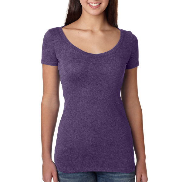 Next Level® Tri-Blend Ladies' Scoop Tee
