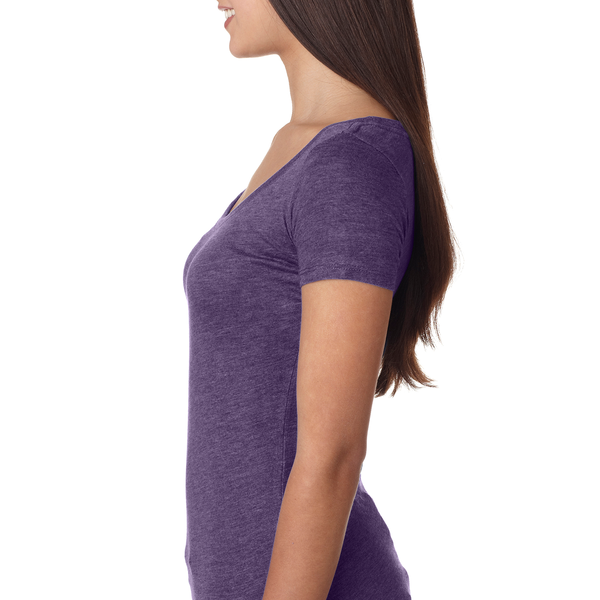 Next Level® Tri-Blend Ladies' Scoop Tee