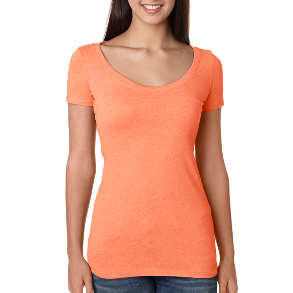 Next Level® Tri-Blend Ladies' Scoop Tee