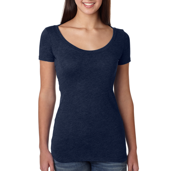 Next Level® Tri-Blend Ladies' Scoop Tee